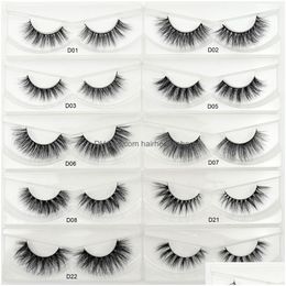 False Eyelashes Whole 100 Real Siberian Mink Fur 15Mm 20Mm 25Mm 5D 6D 3D Lashes1689414 Drop Delivery Health Beauty Makeup Eyes Dhkjp