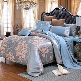 Bedding Sets Chinese Style Simple Pure Cotton Four-piece Wedding Satin Jacquard Gift Set Comforter