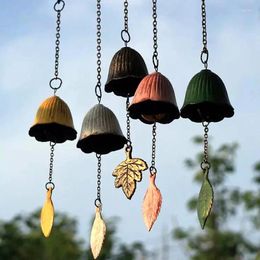 Decorative Figurines Iron Wind Chime Creative Cast Drop Bell Vintage Chimes Pendants Ornament Gift Outdoor Indoor Hanging Decoration