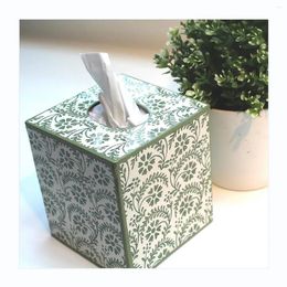 Party Favour Selling Car Bathroom Bedroom Dinner Table Office Decocrative Wood Square Container Paper Storage Tissue Box