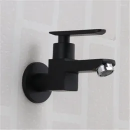 Bathroom Sink Faucets Bibcock Mount Wall Single Brass Decorative Open Tap Outdoor Wc Cold Black Taps Quick Garden Faucet Home