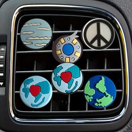 Other Interior Accessories Rotundity Cartoon Car Air Vent Clip Outlet Per Conditioner Clips For Office Home Freshener Drop Delivery Otqqc
