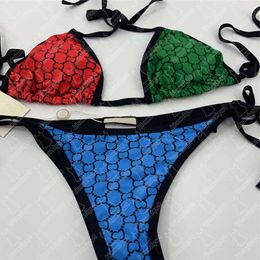 Summer Breathable Bikinis Set for Women Swimsuit Swimwear Fashion Print Lady Two Pieces Designer Bikini Birthday Gift Girl Trendy Beach Wear ggitys NXOC