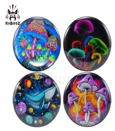 KUBOOZ Acrylic Colourful Little Mushrooms Whale Ear Plugs Tunnels Earring Gauges Piercings Body Jewellery Piercing Expander Stretcher8761046