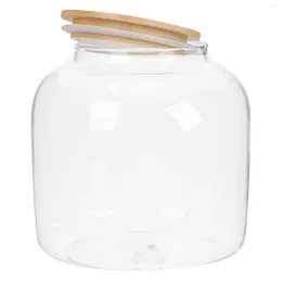 Storage Bottles Glass Tea Airtight Food Containers Jars Bamboo Lids & Canisters Coffee Cereal Large Pantry