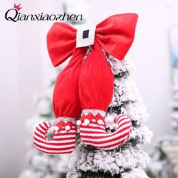 Party Decoration Qianxiaozhen Red Christmas Tree Top Decorations Home