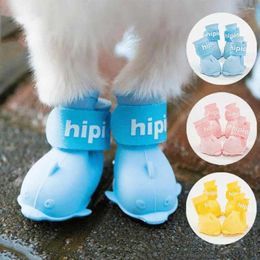 Dog Apparel Cute Non-Slip Candy Colors Pet Supplies Waterproof Suit Rain/snow Day Puppy Boots Cat Footwear Shoes Rain