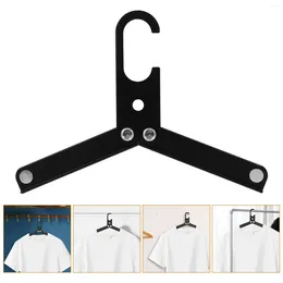 Hangers 3 Pcs Travel Hanger Clothes Racks Shirt Metal Foldable For Closet Aluminum Alloy Small