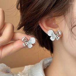 Stud Earrings Butterfly Women's Unique And Temperament Light Luxury Fashionable Party Gifts Wholesale