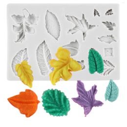 Baking Moulds Silicone Mold Chocolate Gumpaste Leaves Cake Border Fondant Molds DIY Party Decorating Tools Resin Mould