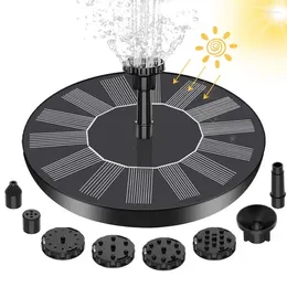 Garden Decorations 1.2W Mini Solar Fountain Pool Pond Waterfall Sun Decoration Outdoor Bird Bath Powered