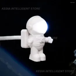 Table Lamps Astronaut Cosmonaut Usb Night Light Led Creative Book Computer Keyboard Adjustable