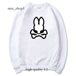 Psychological Bunny Hoodie Men Hoody Pullover Warm Sweater Letter Printed Long Sleeve Hooded Sweatshirts Mens Casual Psychol Bunny Clothing Size S-xxxl 4926