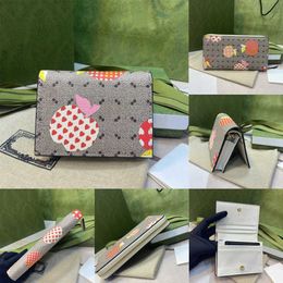 designer Wallets for women Purses g Letter Wallet designer Wallet Ladies Hot Fashionable And Versatile Love Heart Type Apple Pattern Purse 231115 240511