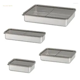 Storage Bottles Stainless Steel Food Container Kitchen Organisation Meal Prep Dropship