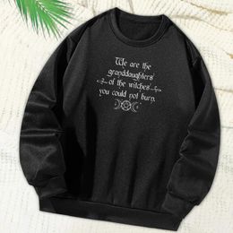 Women's Hoodies Women Sweatshirt Pullover Outfits Crew Neck For Going Out Vacation Long Sleeve Year 2024 Casual Wearing