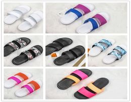 WMNS Benassi Duo Ultra Slide Slipper Men Women Floral camouflage Pink Black Rubber Shoes Sandals Scuffs4097641