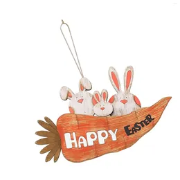 Party Decoration Happy Easter Hanging Sign Festival For Indoor Outdoor Gift