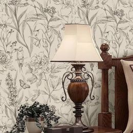 Wallpapers Black And White Sketch Wind Waterproof Adhesive Wall Stick Household Bedroom Wallpaper Ambry Renovated Metope Adornment