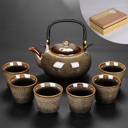 Teaware Sets Vintage Coffeeware Complete Set Japanese Travel English Tea Luxury Ceramics Batidor Matcha Bambu Gifts YYY20XP