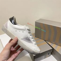 New Casual Shoe run Shoe Luxury suede walk Mens Womens sneaker Size 35-44 flat golden white girl Designer leather Low tennis Shoes loafer sports trainer hike shoe s6