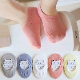 Kids Socks Candy Baby Floor Socks Newly Born Cotton Unisex Childrens Anti slip Socks Short Ankle Socks Baby Boys Girls First Walker 1-3Y d240513