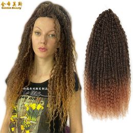 White Brazilian braids High temperature chemical Fibre crochet hair Brazilian Braids thin braids wavy