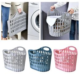 Laundry Bags Folding Basket PP Hamper For Dirty Clothes Bedroom