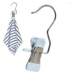 Hangers Laundry Hooks With Clips Closet Clothes Organiser Clamps Strong Load-Bearing Capacity For Home