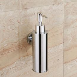Liquid Soap Dispenser Chrome Black 304 Stainless Steel Wall Mounted Bathroom Hand Wash