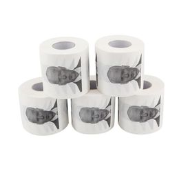 10pcs roll tissue Joe Biden Pattern Printed Toilet Paper Roll Novelty Gift Bathroom Paper 3 layer9480313