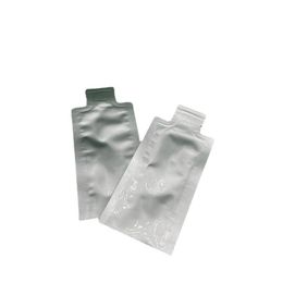 Heat Sealable 30ml Aluminum Foil Open Top Pouches Moisture Proof Flat Coffee Bean Powder Packaging Bag with Tear Notch J23