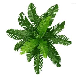 Decorative Flowers Persian Fern Leaves Home Garden Room Decor Hanging Artificial Plant Eucalyptus Greenery Garland Faux