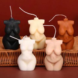 5 pezzi candele in arte nuda corpo candela moderna decorazione per casa candele profumate donne figura creativa grassa donna grassa corpo candele aromatiche
