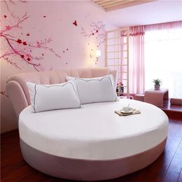 Bedding Sets Fitted Sheet Set Round Pillowcase Cotton Bed 3pcs/set Circle Elastic King Super Size Cover