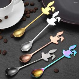 Spoons Versatile Spoon Adorable Kawaii Top-rated Funny Ice Cream Tool Cute 304 Stainless Steel Practical Trendy Multipurpose