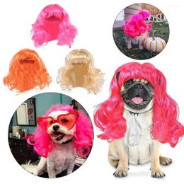 Dog Apparel Funny Halloween Xmas Clothes Pet Cosplay Outfits Wig Costume Cat Accessories Cap Hat