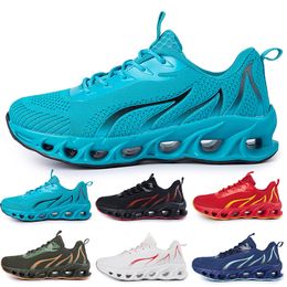 GAI running shoes for men Triple Black White Red Blues Dark Green Yellow breathable outdoor sport sneaker trainers