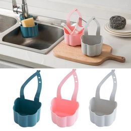 Kitchen Storage Sink Drain Rack Sponge Soap Debris Basket Organiser Bathroom Box Faucet Holder Gadgets