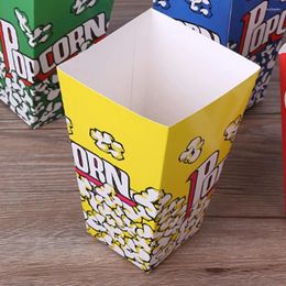 Storage Bottles 100 Pcs Popcorn Bowl Disposable Buckets French Fries Wrapping Bag Party Candy Container Plastic Cup Holder Snack Paper Cups