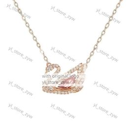 Swarovskis Necklace Designer Luxury Fashion Women Original Quality Pendant Necklaces With Crystal Flexibility And Collar Chain Bouncing Heart High Grade Swan ea3