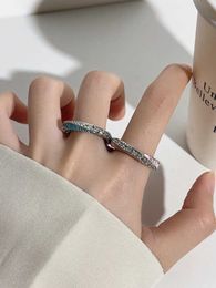 Designer Westwoods Personality Full Diamond Enamel Drop Glaze Saturn Open Ring Unique Design High Sense Fashion Couple Nail