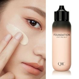 Professional Face Foundation Cream Full Concealer Makeup Cosmetics Waterproof Lasting Base Brighten Whitening Cover Dark Circles 240510