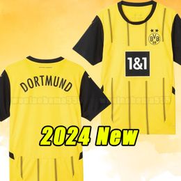 Fans player 24 25 soccer jerseys Dortmund Borussia F.NMECHA KAMARA 2024 2025 football shirt REUS BELLINGHAM HUMMELS REYNA BRANDT men kit maillot de foot