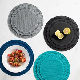 Table Mats Extra-large Round Honeycomb Silicone Placemat Household Anti-scalding And Anti-slip Mat Thermal Insulation Pot