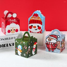Gift Wrap Christmas Cute Candy Boxes Merry Decor For Home 2024 Cristmas Santa Xmas Gifts Box Navidad Year Packging Bags