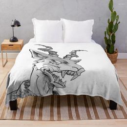 Blankets Beastars Melon Throw Blanket Hairy Loose Bed Plaid Quilt