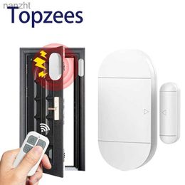Alarm systems Wireless Warning Alarm Door Sensor Magnetic Burglar Security Windows Open Close With Remote Controller Alert System Family Safety WX