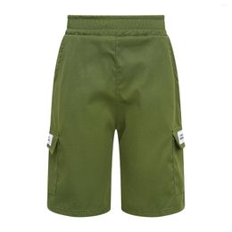 Shorts Summer Kids Clothing Boys Fashion Pockets Cargo Mid Waist Korean Short Pants For Hip-Hop Jazz Dance Skateboarding