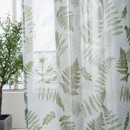 Curtain Transparent Shy Grass Quan Duo Li Sha Window Gauze Thin Long Crushed Room Voile Tulle Drapery